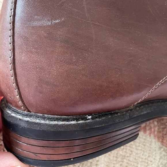 Clarks Men's Paulson Mid Chukka Boot Mahogany Leather, Size,  12M US /11 UK - Picture 11 of 11